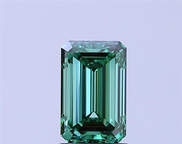 2.01 Ct. Fancy Vivid Green Emerald Lab Grown Diamond
