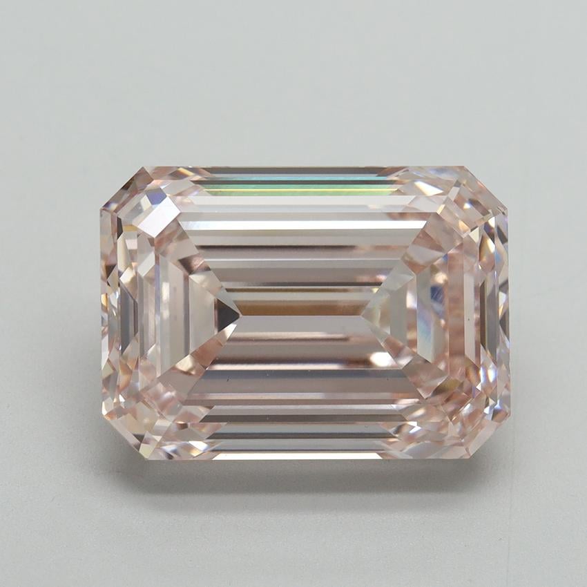 9.12 Ct. Fancy Pink Emerald Lab Grown Diamond