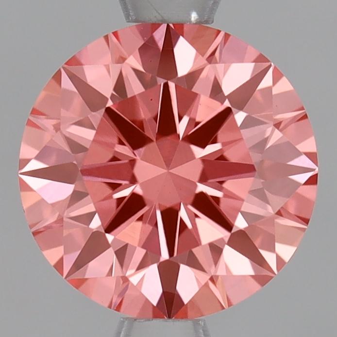 1.08 Ct. Fancy Vivid Pink Round Lab Grown Diamond