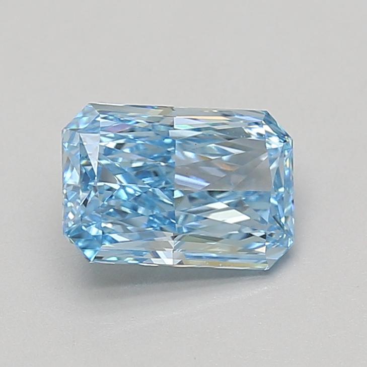 1.52 Ct. Fancy Vivid Blue Radiant Lab Grown Diamond