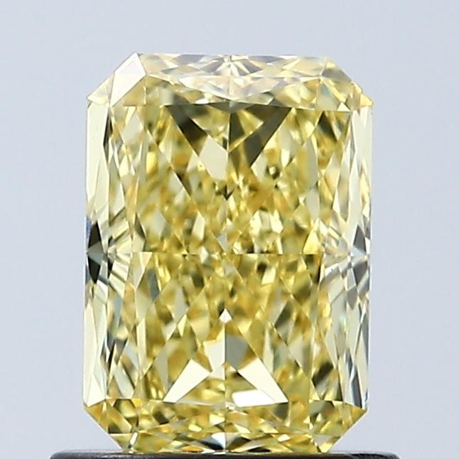 1.06 Ct. Fancy Vivid Yellow Radiant Lab Grown Diamond