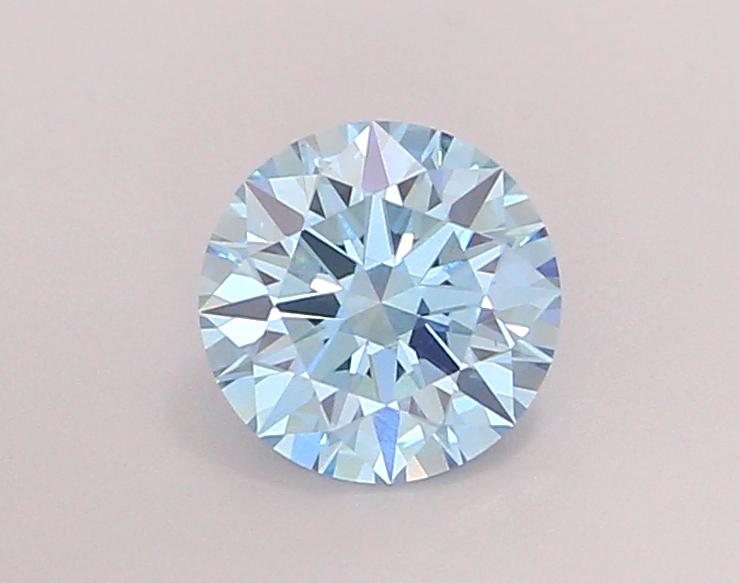 1.01 Ct. Fancy Vivid Blue Round Lab Grown Diamond
