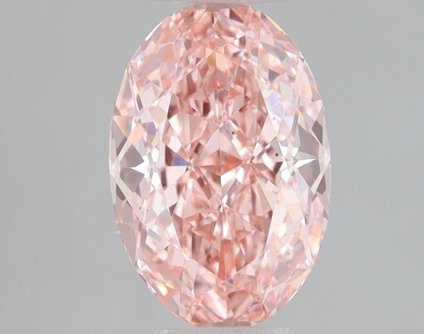 1.07 Ct. Fancy Vivid Pink Oval Lab Grown Diamond