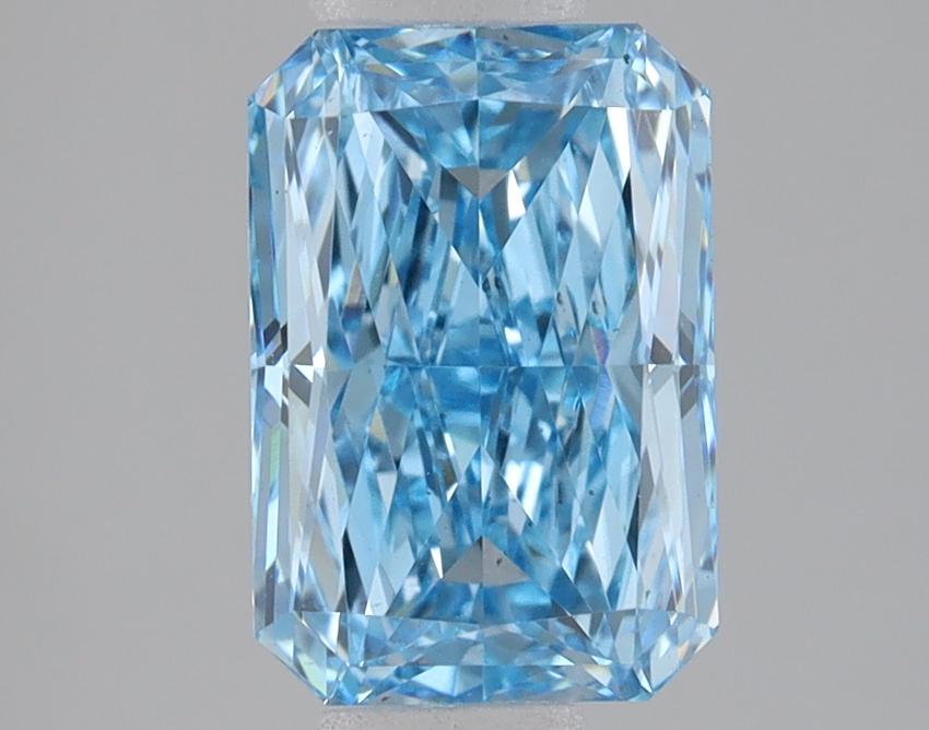 2.02 Ct. Fancy Vivid Blue Radiant Lab Grown Diamond