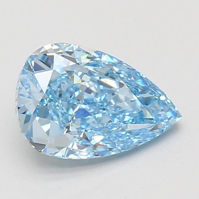 2.01 Ct. Fancy Vivid Blue Pear Lab Grown Diamond