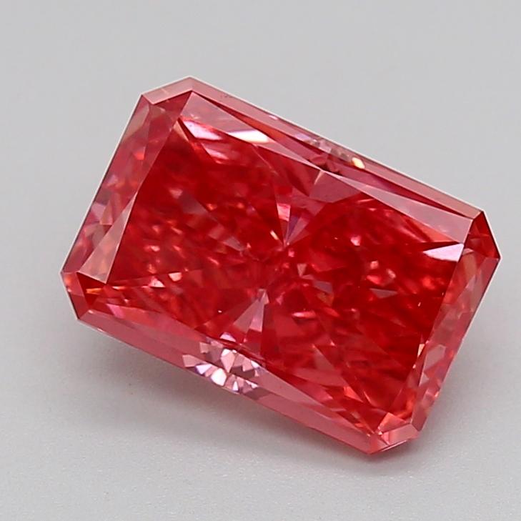 2.87 Ct. Fancy Vivid  Pink Radiant Lab Grown Diamond