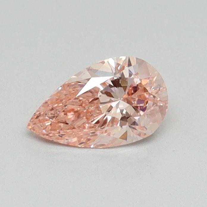0.38 Ct. Fancy Vivid Pink Pear Lab Grown Diamond