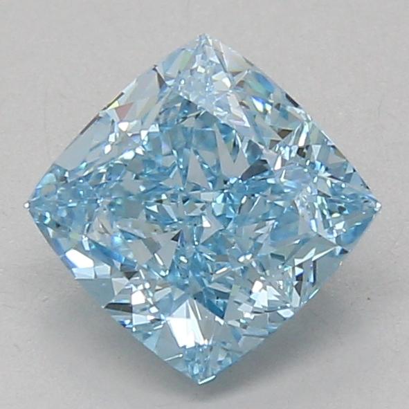 2.08 Ct. Fancy Vivid Blue Cushion Lab Grown Diamond