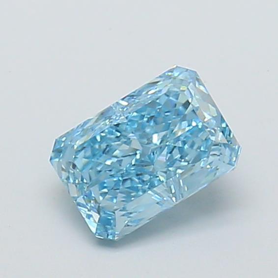 1.03 Ct. Fancy Vivid  Blue Radiant Lab Grown Diamond