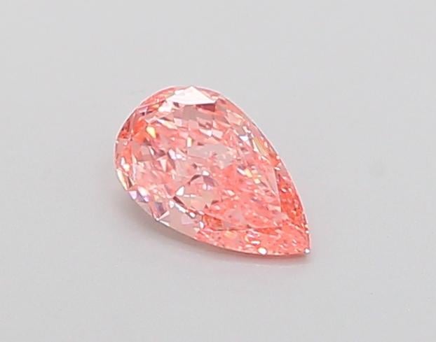 0.45 Ct. Fancy Vivid  Pink Pear Lab Grown Diamond