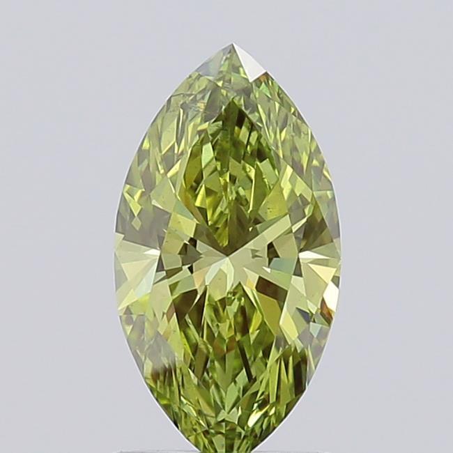 1.02 Ct. Fancy Vivid Green Marquise Lab Grown Diamond