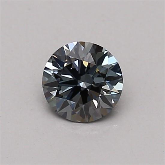 0.32 Ct. Fancy Intense Blue Round Lab Grown Diamond