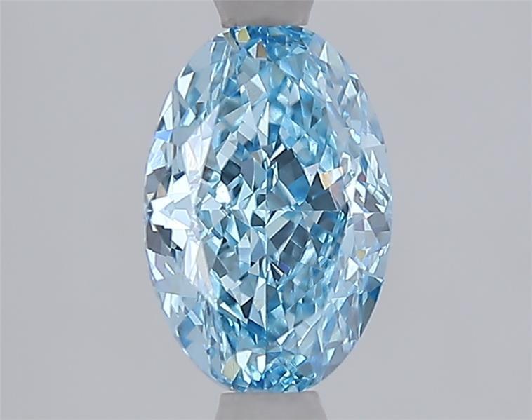 1.54 Ct. Fancy Vivid Blue Blue Oval Lab Grown Diamond