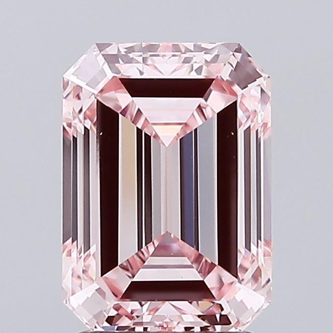 2.50 Ct. Fancy Intense Pink Emerald Lab Grown Diamond
