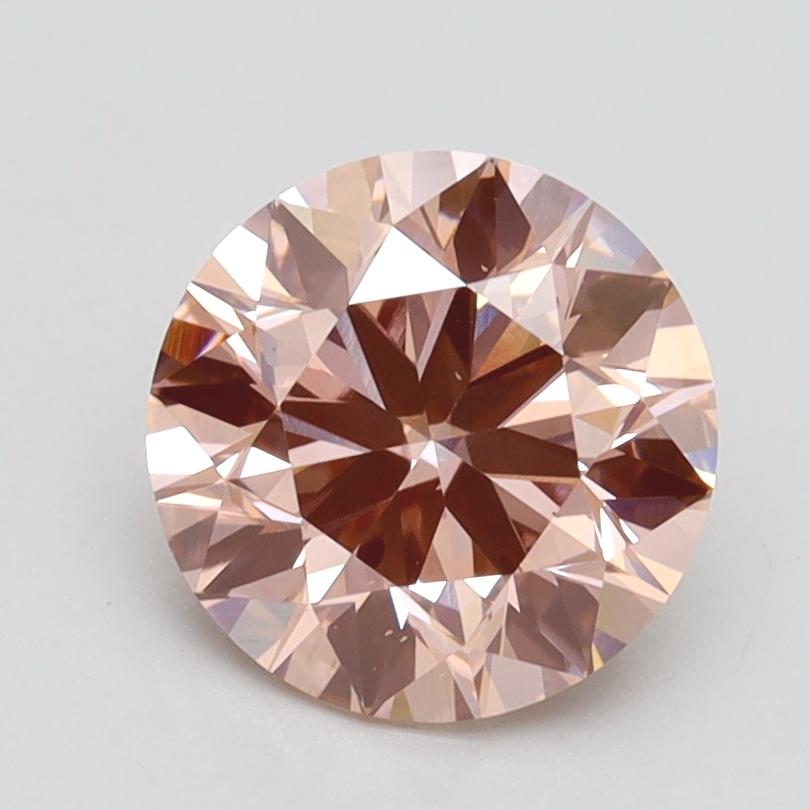 1.70 Ct. Fancy Intense Pink Round Lab Grown Diamond