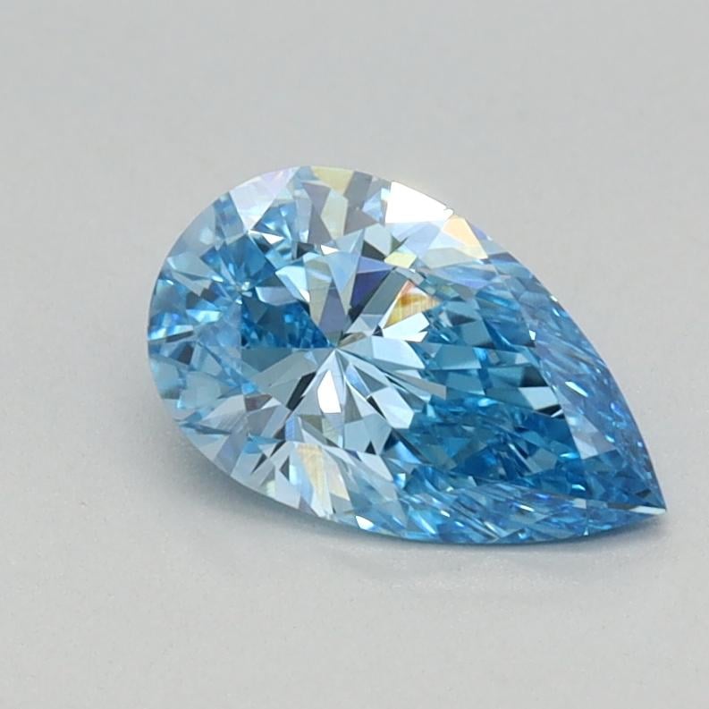 0.53 Ct. Fancy Vivid Blue Pear Lab Grown Diamond