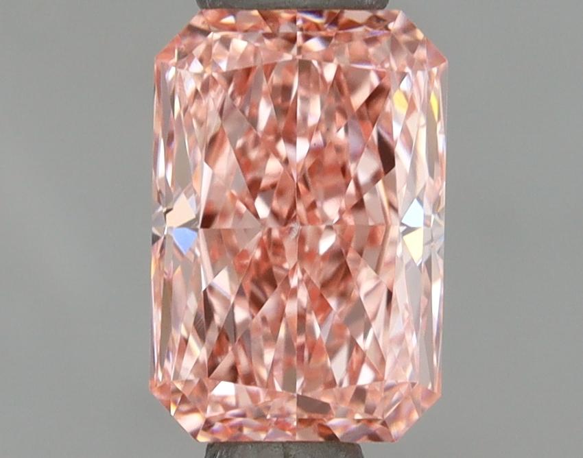 1.00 Ct. Fancy Vivid Pink Radiant Lab Grown Diamond