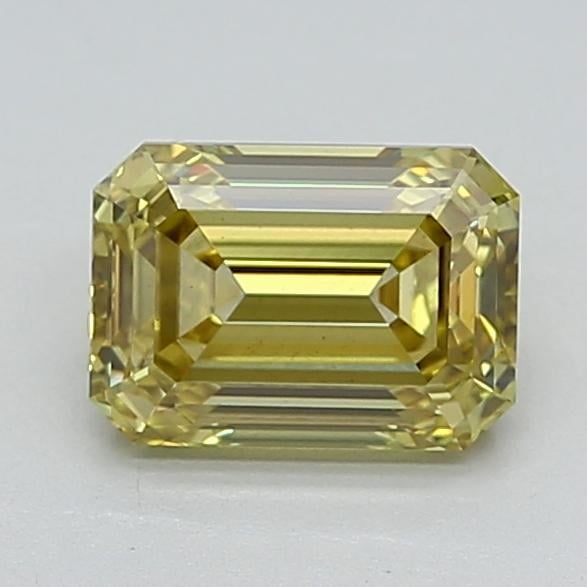 1.73 Ct. Fancy Intense  Yellow Emerald Lab Grown Diamond