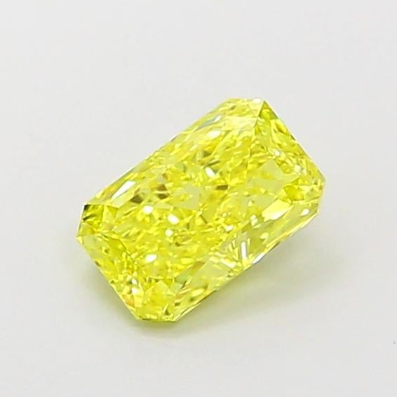 1.01 Ct. Fancy Vivid  Yellow Radiant Lab Grown Diamond