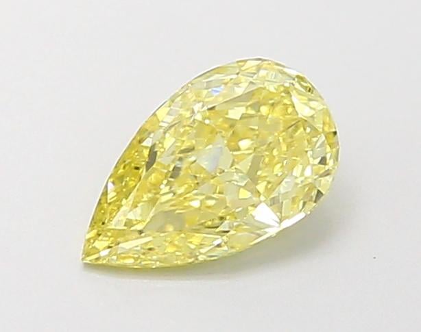 0.70 Ct. Fancy Yellow Pear Lab Grown Diamond