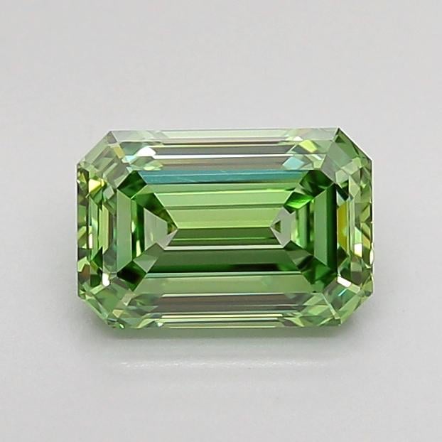 1.04 Ct. Fancy Vivid Green Emerald Lab Grown Diamond