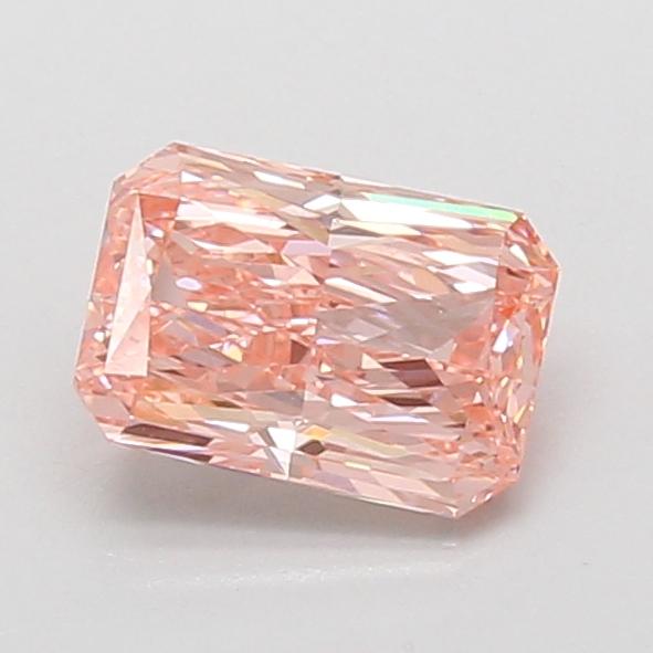 1.08 Ct. Fancy Vivid Pink Radiant Lab Grown Diamond