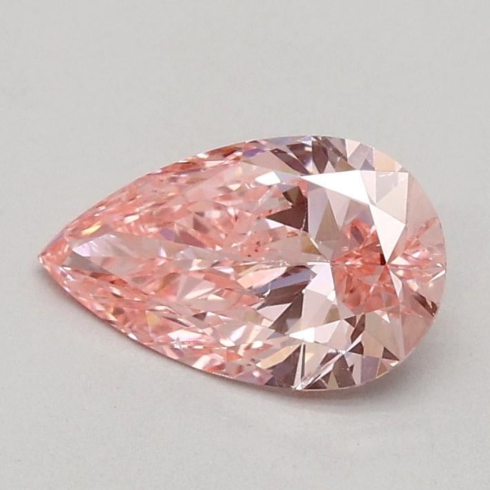 0.50 Ct. Fancy Vivid Pink Pear Lab Grown Diamond