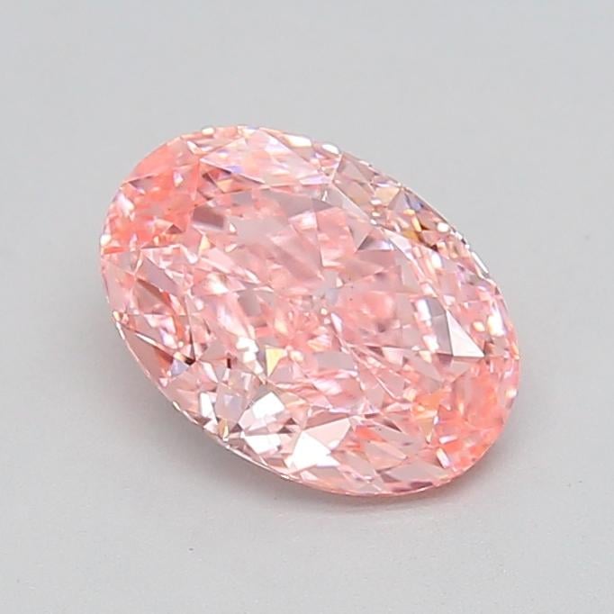 1.50 Ct. Fancy Vivid  Pink Oval Lab Grown Diamond