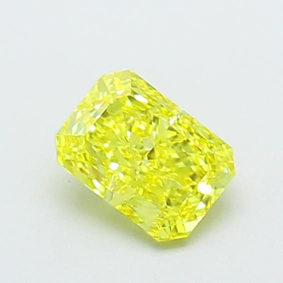 1.08 Ct. Fancy Intense  Yellow Radiant Lab Grown Diamond