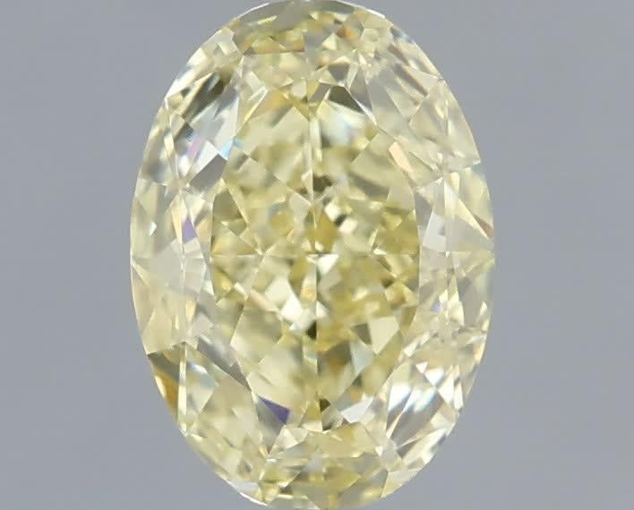 1.06 Ct. Fancy Yellow Oval Lab Grown Diamond