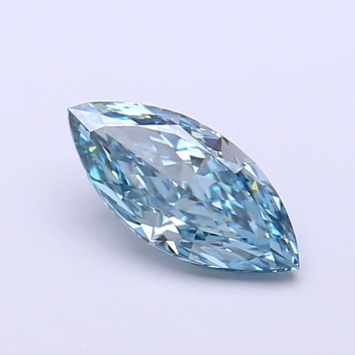 1.01 Ct. Fancy Vivid  Blue Marquise Lab Grown Diamond