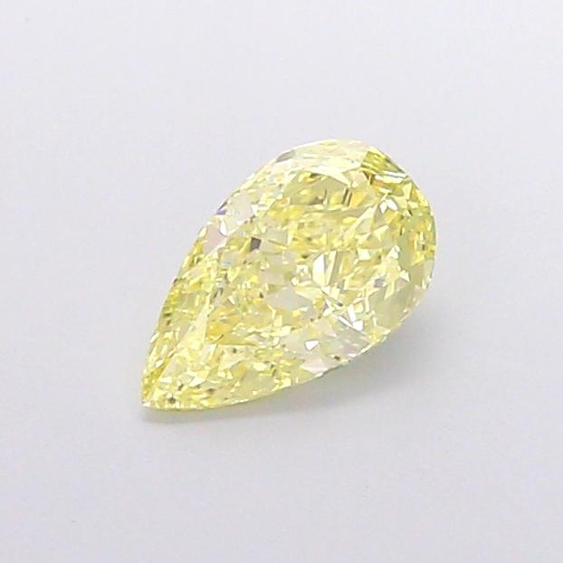 1.07 Ct. Fancy Intense Yellow Pear Lab Grown Diamond