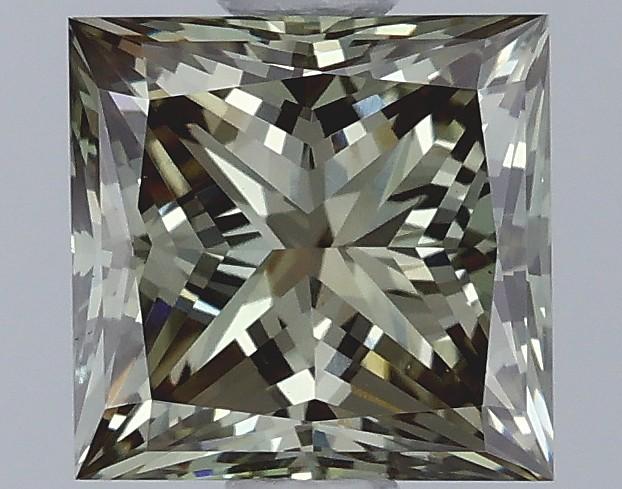 1.25 Ct. Fancy Intense Green Princess Lab Grown Diamond