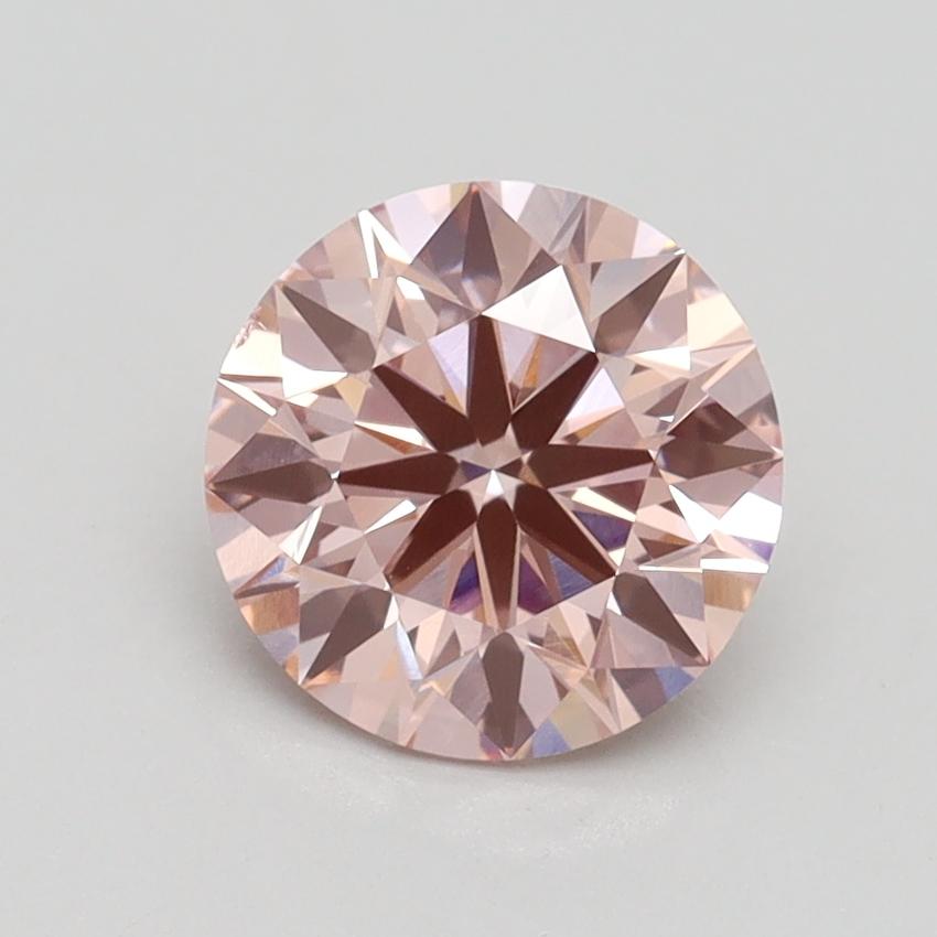 1.53 Ct. Fancy Intense Pink Round Lab Grown Diamond