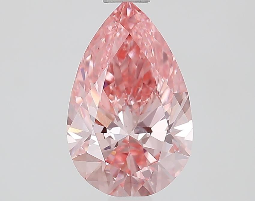 1.09 Ct. Fancy Vivid Pink Pear Lab Grown Diamond