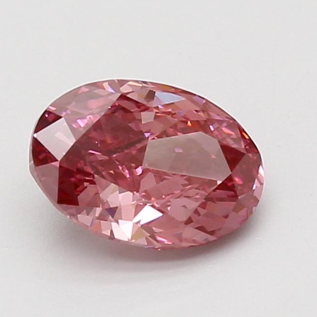 1.57 Ct. Fancy Vivid Pink Oval Lab Grown Diamond