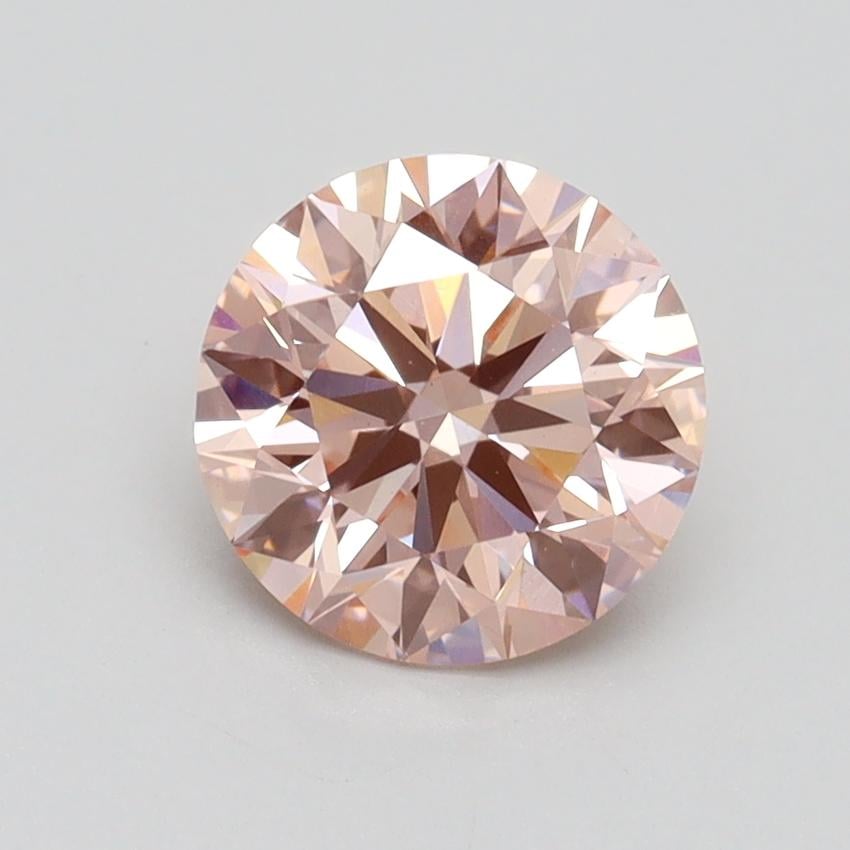 1.50 Ct. Fancy Intense Pink Round Lab Grown Diamond