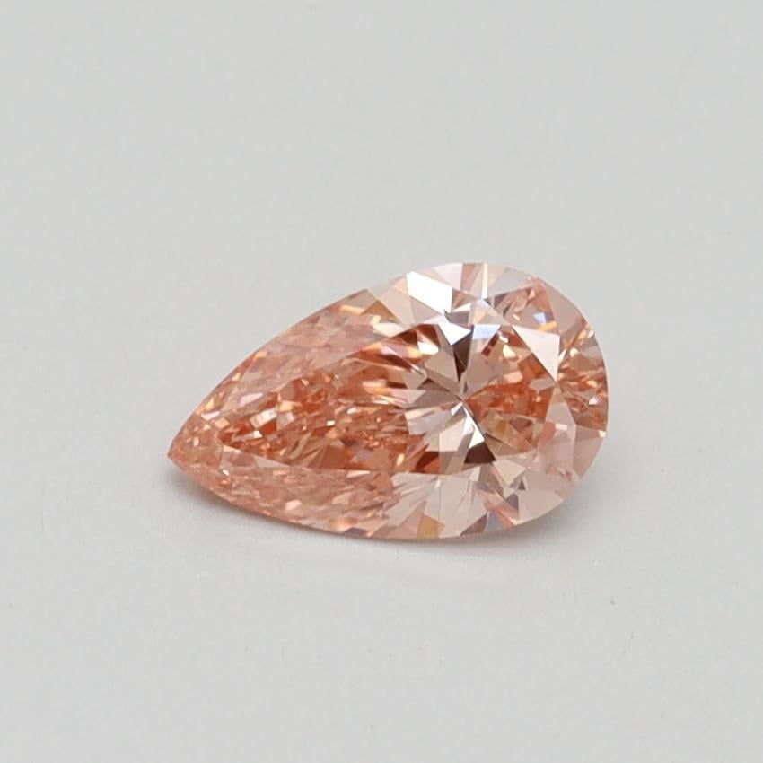 0.46 Ct. Fancy Intense Pink Pear Lab Grown Diamond