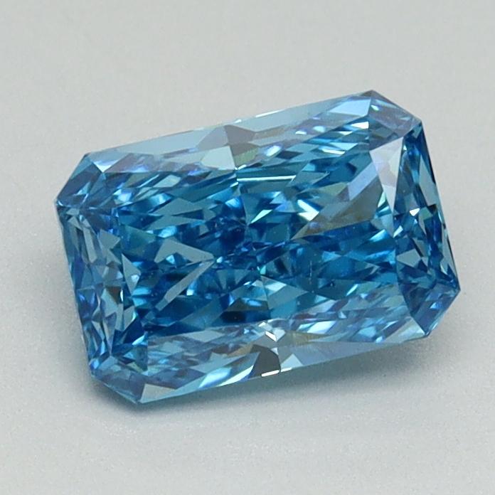 1.03 Ct. Fancy Vivid Blue Radiant Lab Grown Diamond