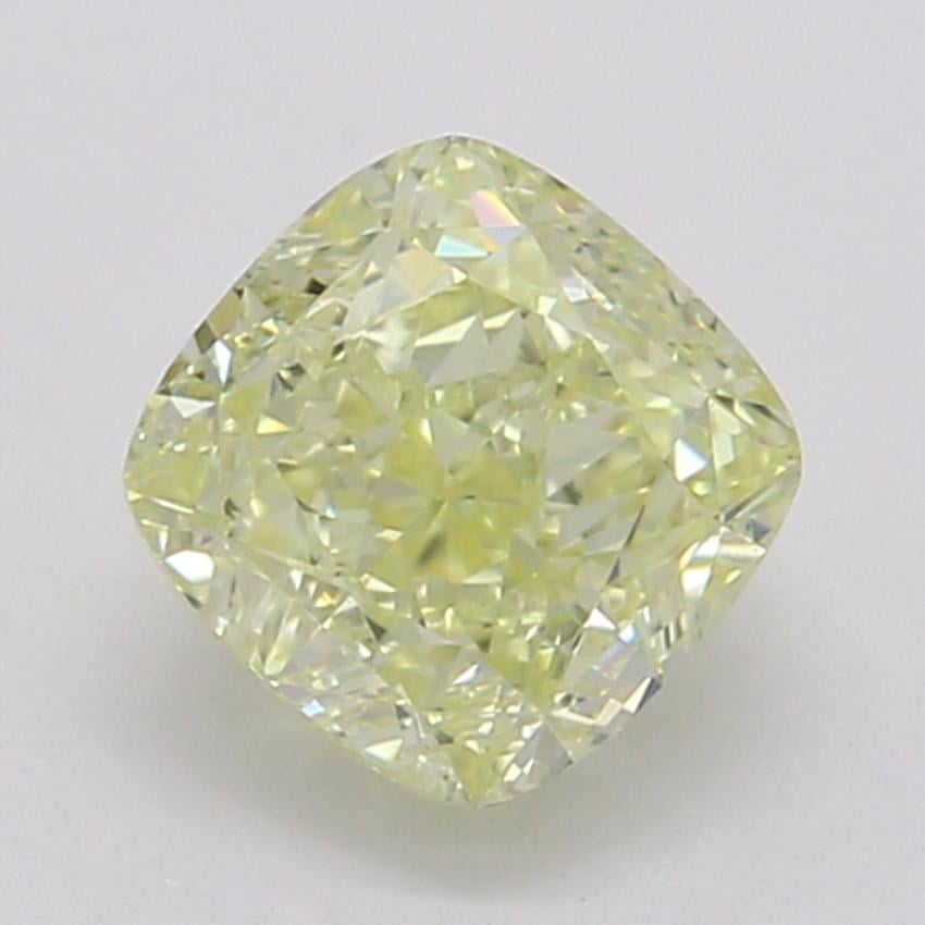 0.53 Ct. Fancy Yellow Cushion Diamond