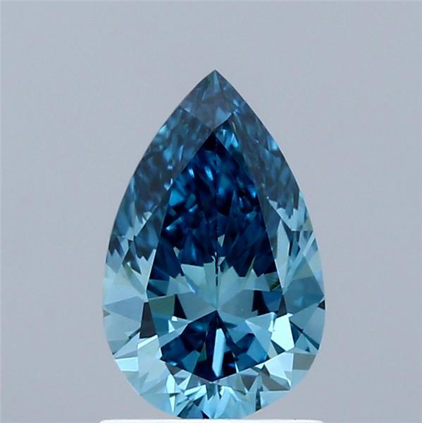1.16 Ct. Fancy Vivid Blue Pear Lab Grown Diamond