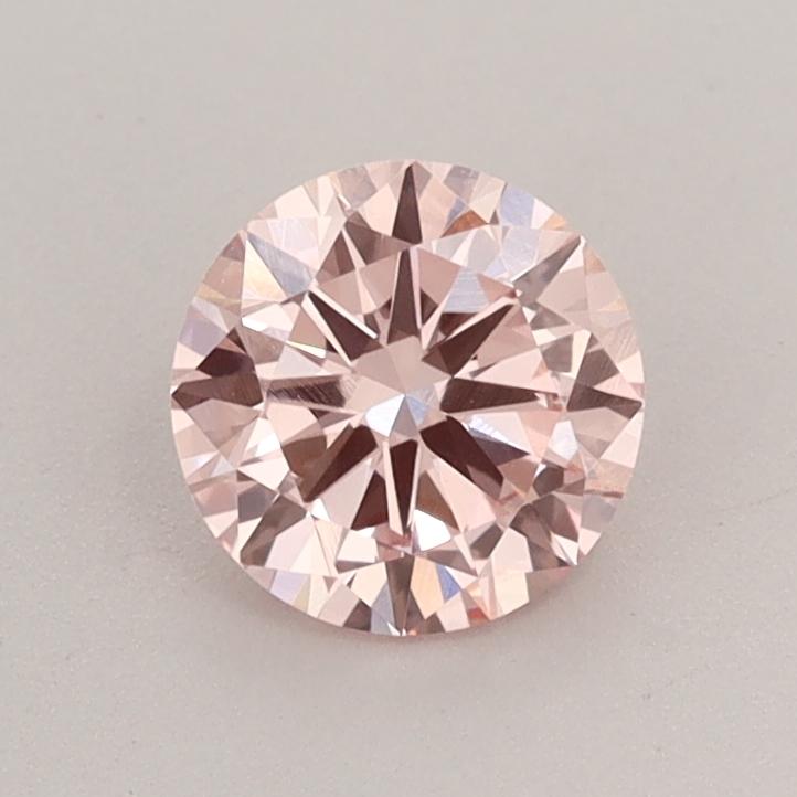 0.66 Ct. Fancy Light  Pink Round Lab Grown Diamond