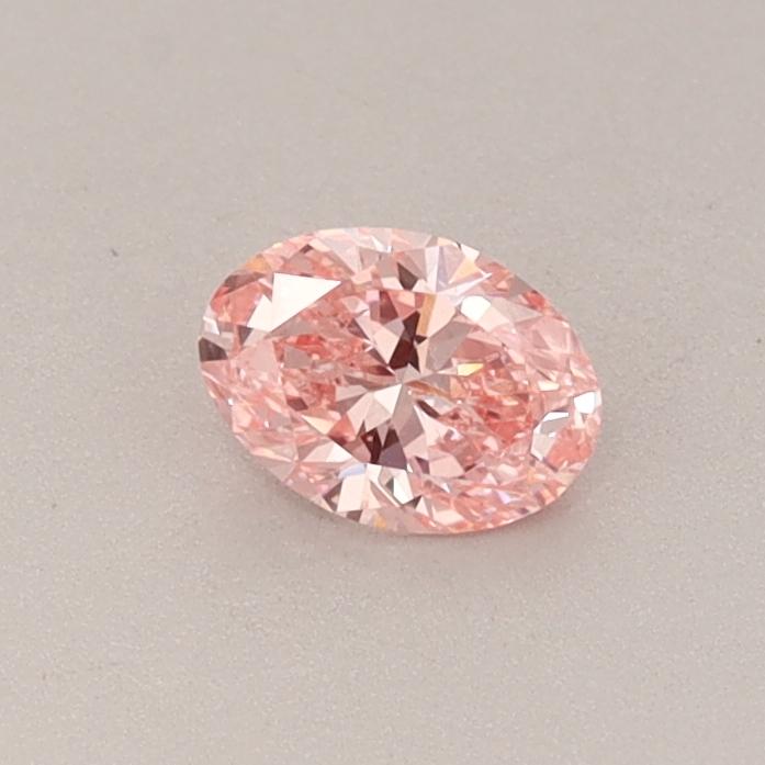 0.30 Ct. Fancy Vivid  Pink Oval Lab Grown Diamond