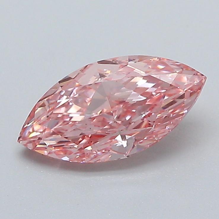 1.06 Ct. Fancy Intense Pink Marquise Lab Grown Diamond