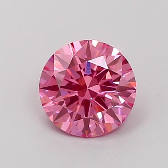 1.03 Ct. Fancy Vivid Pink Round Lab Grown Diamond