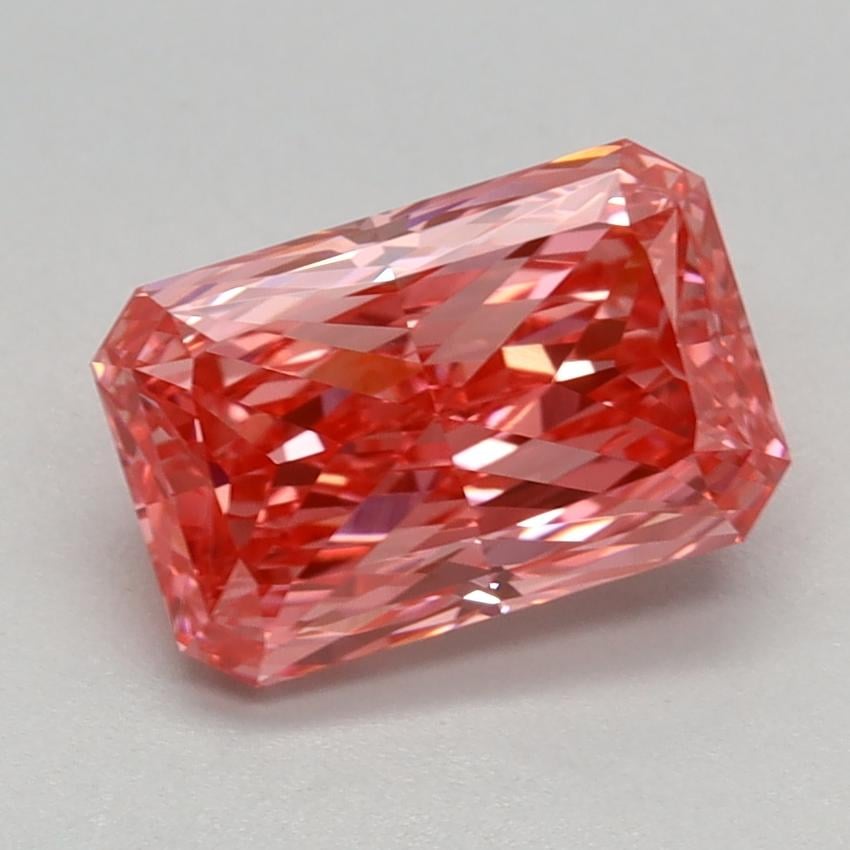1.56 Ct. Fancy Vivid Pink Radiant Lab Grown Diamond
