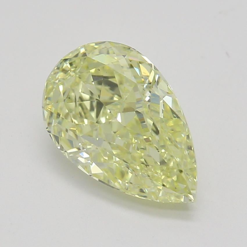 1.06 Ct. Fancy Yellow Pear Diamond