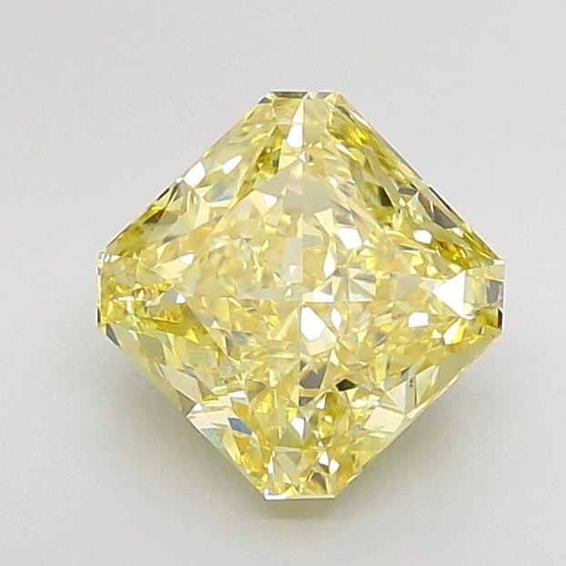 3.02 Ct. Fancy Intense None Yellow Radiant Lab Grown Diamond