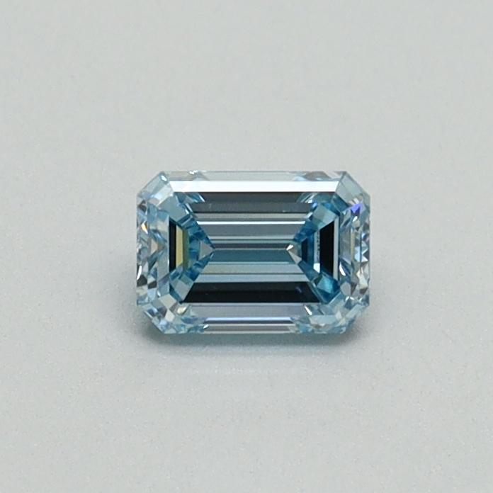0.30 Ct. Fancy Intense Blue Emerald Lab Grown Diamond
