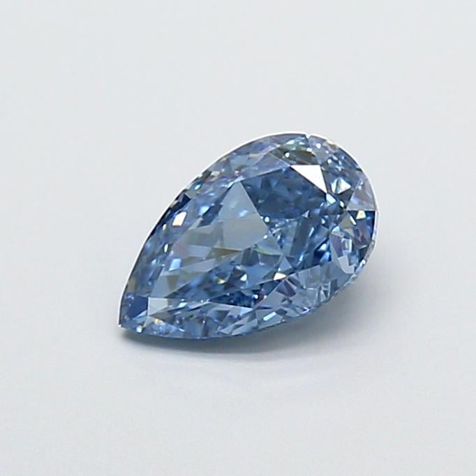 1.01 Ct. Fancy Vivid  Blue Pear Lab Grown Diamond